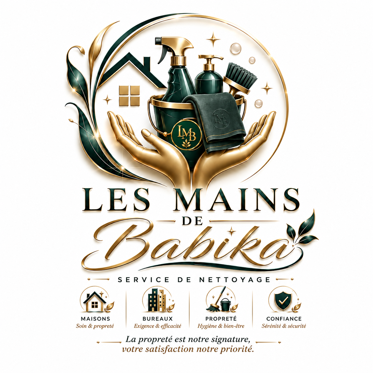 Les Mains de Babika, service de nettoyage pour maisons et bureaux